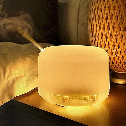 500Ml Remote Controlled Multifunctional Essential Oil Diffuser With Led Light