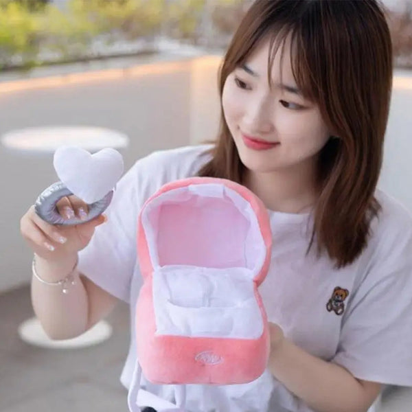 Veile Studios Romantic Couples Toy Hide Surprise Oversized Ring Sets Plush Love Box Jewellery Holders & Organisers