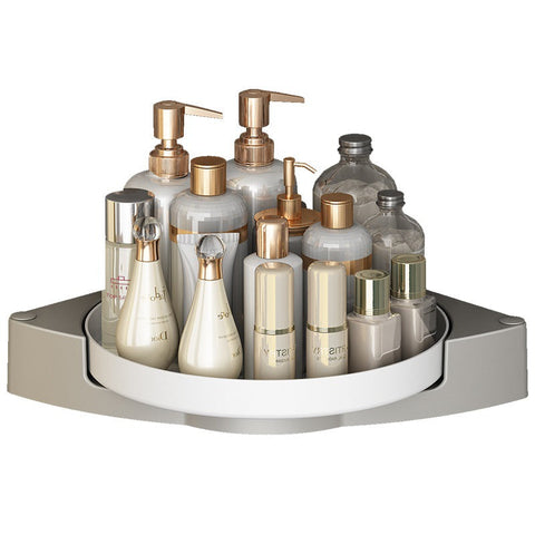 Bath Caddies & Trays 360 Degree Rotate Shower Caddy Corner Lazy Susan Organizer Turntable Maximize