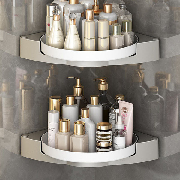 Bath Caddies & Trays 360 Degree Rotate Shower Caddy Corner Lazy Susan Organizer Turntable Maximize