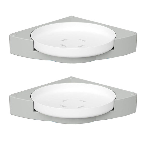 Bath Caddies & Trays 360 Degree Rotate Shower Caddy Corner Lazy Susan Organizer Turntable Maximize