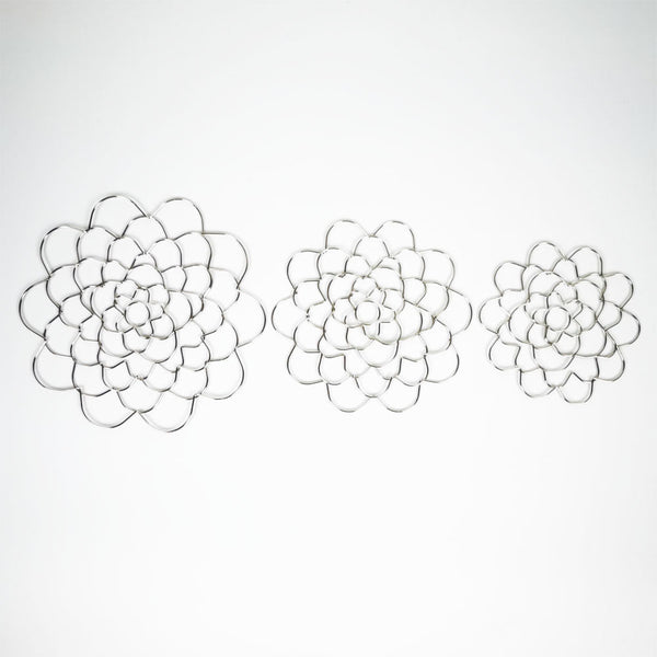 Floral Décor 3 Pack Wire Flower Arranging Tool Reusable Bendable Grid Stainless Steel