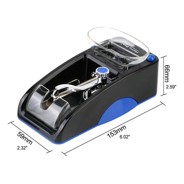 Electric Automatic Cigarette Rolling Machine Blue Novelty