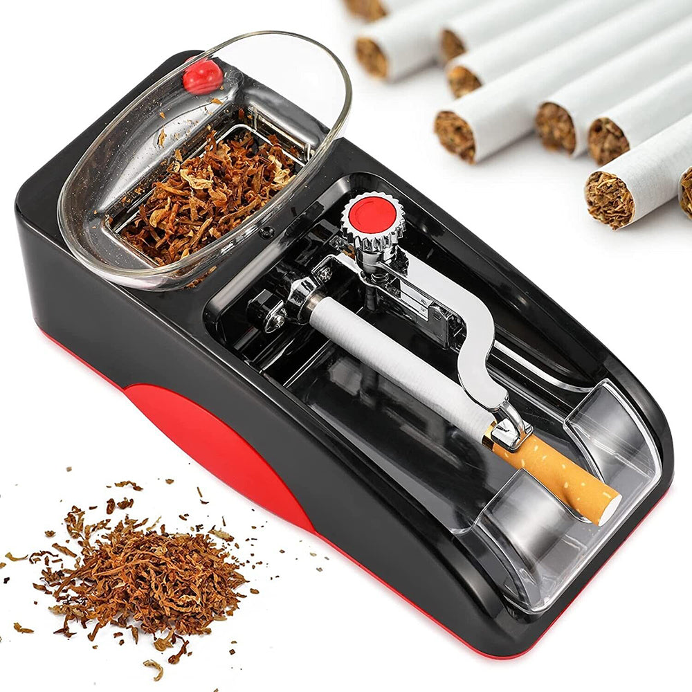 Electric Automatic Cigarette Rolling Machine Red Novelty