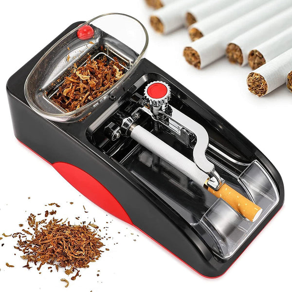 Electric Automatic Cigarette Rolling Machine Red Novelty