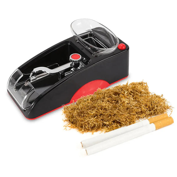 Electric Automatic Cigarette Rolling Machine Red Novelty