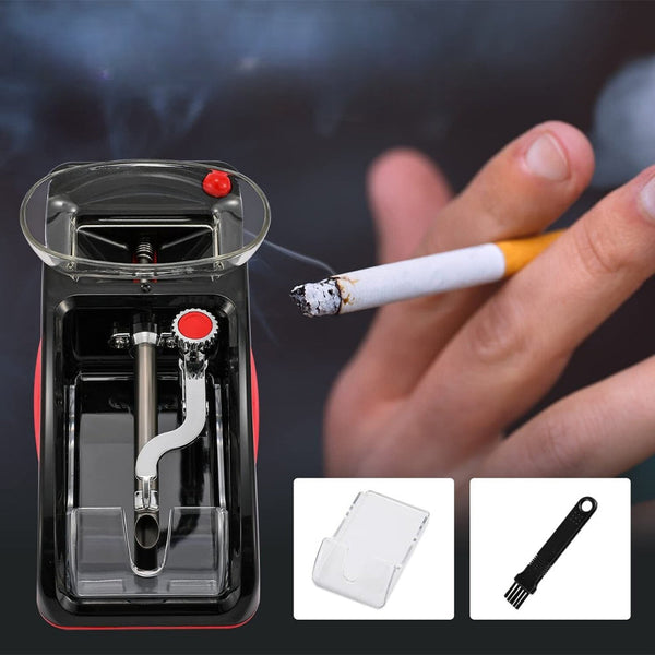 Electric Automatic Cigarette Rolling Machine Red Novelty