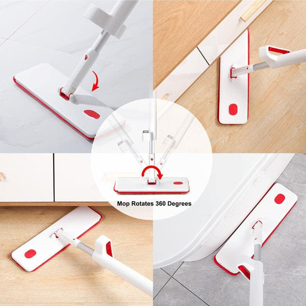 Self Wringing Microfiber Spray Flat Mop For Kitchen Wood Ceramic Tiles Floor Cleaning Mops Brooms & Scrubbers
