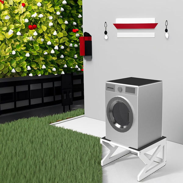 Washer Base Anti Slip Rubber Pedestal Raiser For Washing Machine And Dryer Washer & Dryer Parts