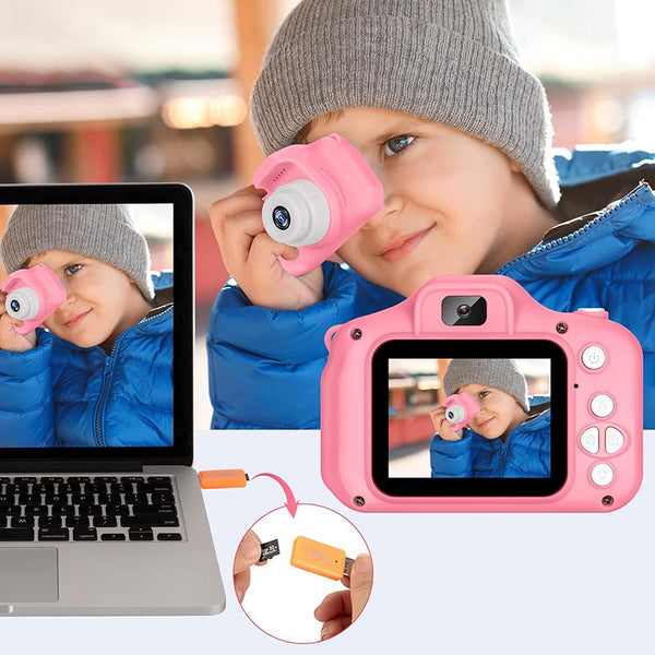 Hd 1080P Mini Digital Kids Camera With 32Gb Sd Card Usb Rechargeable Digital Cameras