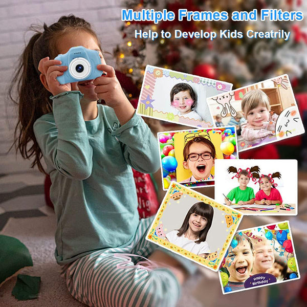 Hd 1080P Mini Digital Kids Camera With 32Gb Sd Card Usb Rechargeable Digital Cameras