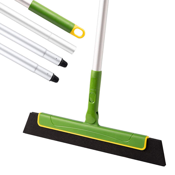 Long Handle Floor Squeegee Broom Foam For Shower Bathroom Squeegees & Window Cleaning