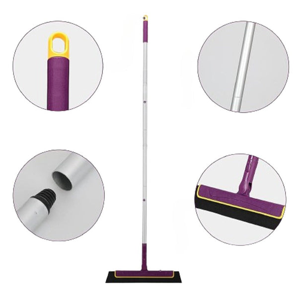 Extendable Handle Floor Squeegee Broom Ideal For Household And Tile Cleaning