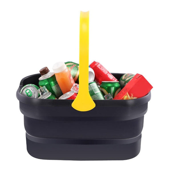 Collapsible Plastic Mop Washing Bucket Fit Sponge Flat Cotton Mops Brooms & Scrubbers