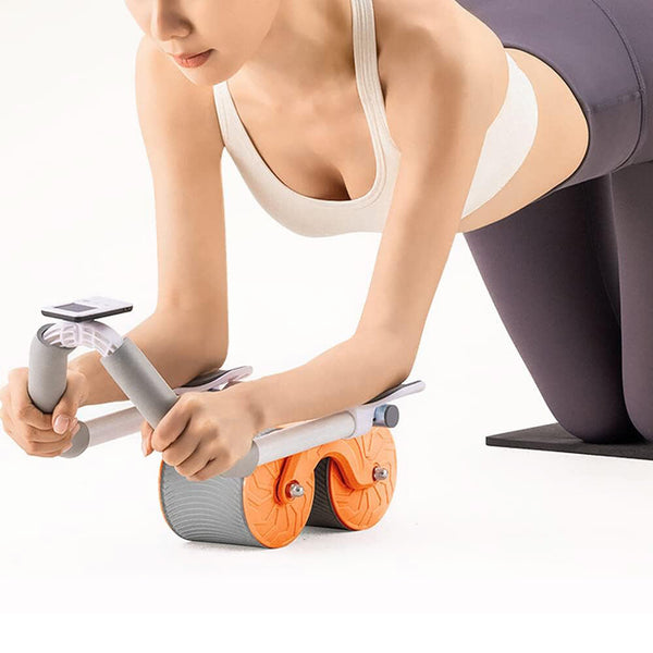 Automatic Rebound Abdominal Wheel With Elbow Support Abdominal Machines