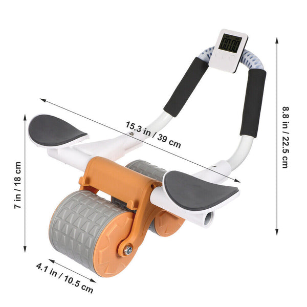 Automatic Rebound Abdominal Wheel With Elbow Support Abdominal Machines