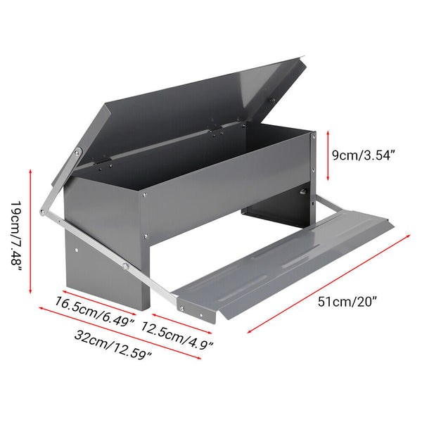 Heavy Large 5Kg Treadle Automatic Farm Poultry Feeder Kit Pet Chicken Supplies