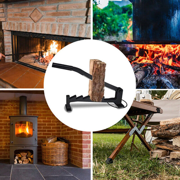 Wall Mounted High Carbon Steel Manual Fire Wood Cutter Log Splitters