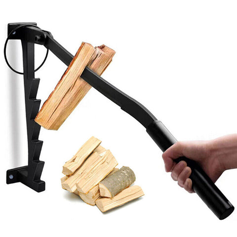 Wall Mounted High Carbon Steel Manual Fire Wood Cutter Log Splitters