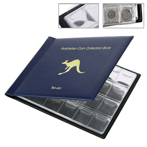 2X 240 Coins Australian Storage Book Collection Folder Coin Holders