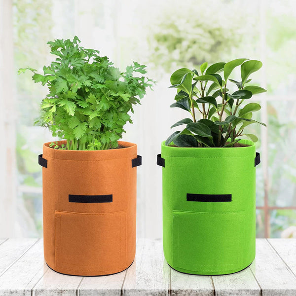 10 Gallon Potato Grow Container With Side Window - Available In 2 Quantity And 3 Colors