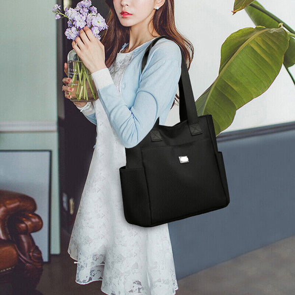 Waterproof Large Capacity Lightweight Nylon Shoulder Tote Bag Women's Bags & Handbags