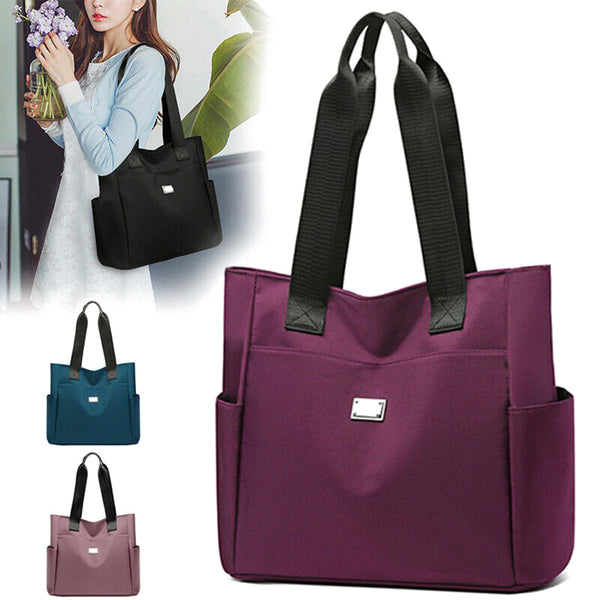 Waterproof Large Capacity Lightweight Nylon Shoulder Tote Bag Women's Bags & Handbags