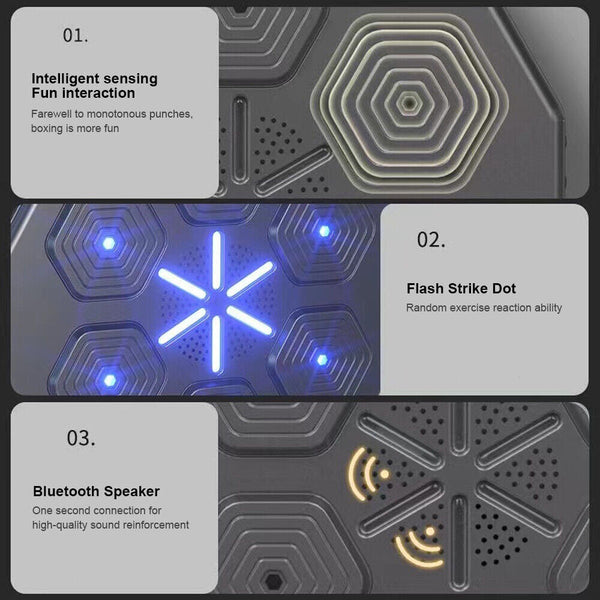 Smart Wall Mounted Boxing Training Music Target Punching Bags