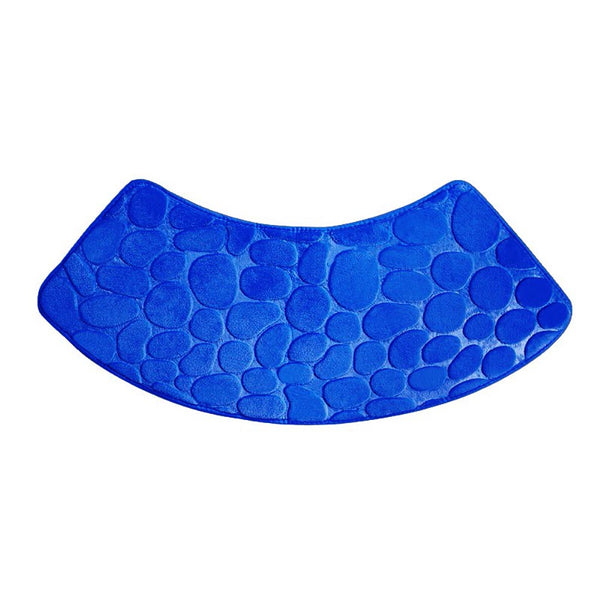 Bath Mats Rugs & Toilet Covers Quick Dry Water Absorbent Shower Carpet With Cobblestone Pattern