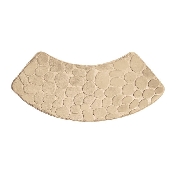 Bath Mats Rugs & Toilet Covers Quick Dry Water Absorbent Shower Carpet With Cobblestone Pattern