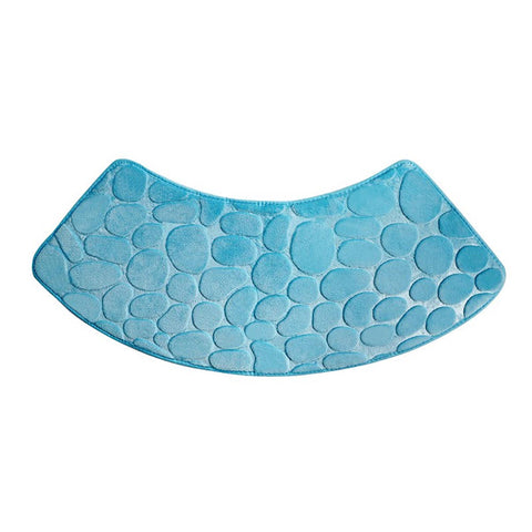 Bath Mats Rugs & Toilet Covers Quick Dry Water Absorbent Shower Carpet With Cobblestone Pattern