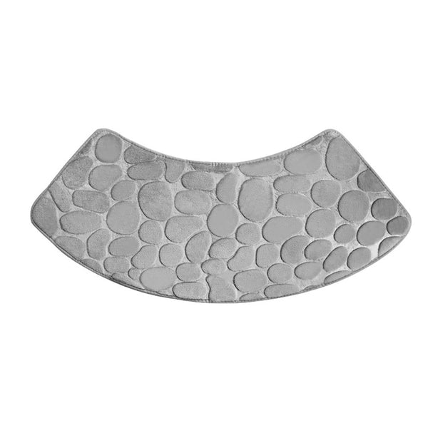 Bath Mats Rugs & Toilet Covers Quick Dry Water Absorbent Shower Carpet With Cobblestone Pattern