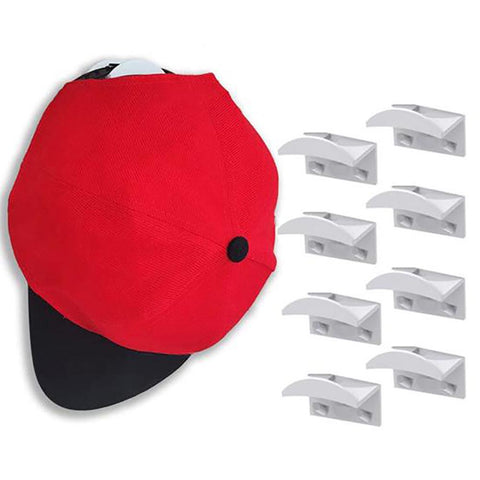 10Pcs Self Adhesive Multifunctional Hat Caps Visors Hooks For Wall Mount Hooks & Hangers