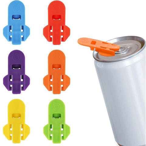 6Pcs Dustproof Insect Proof Simple Handheld Can Opener Beer Soda Can Openers