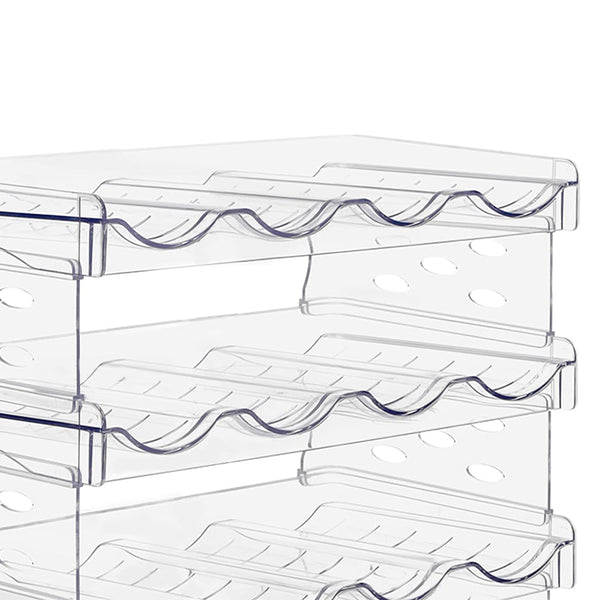 Space Saving Tire Stackable Water Bottle Organizer Rack For Kitchen Racks