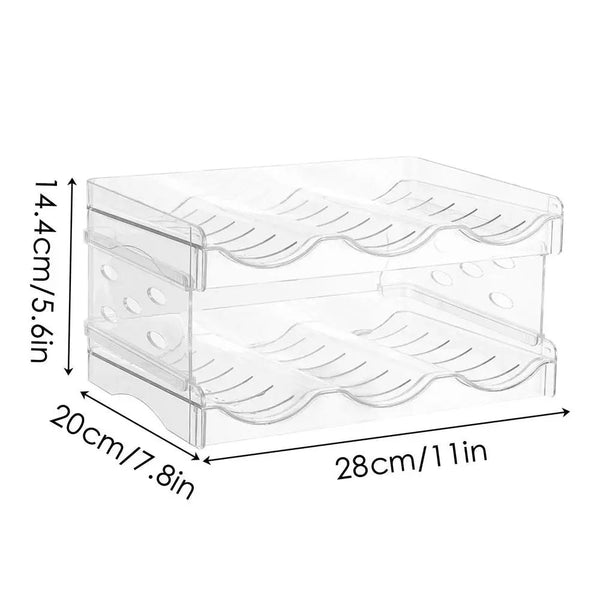 Space Saving Tire Stackable Water Bottle Organizer Rack For Kitchen Racks