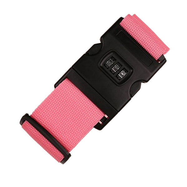 Luggage Tags Locking Tsa Luggage Strap Straight Suitcase Fixed Binding Belt For Travel