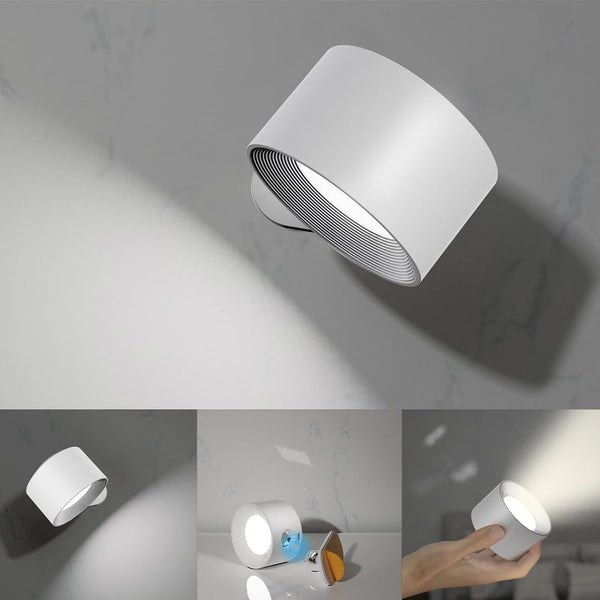360 Dimmable Touch Control Magnetic Ball Light Led Wall Sconce Usb Rechargeable Wall Lights