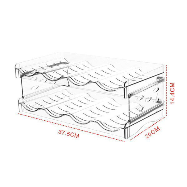 Space Saving Tire Stackable Water Bottle Organizer Rack For Kitchen Racks