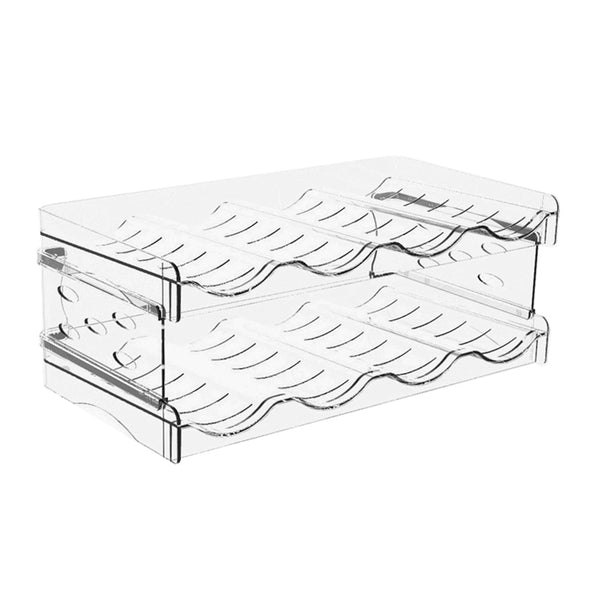 Space Saving Tire Stackable Water Bottle Organizer Rack For Kitchen Racks