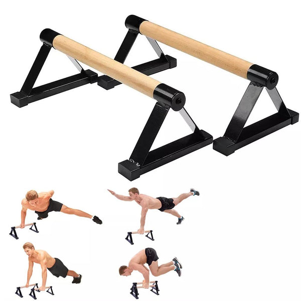 1 Pair Anti Slip Push Up Handstand Bars For Calisthenics And Fitness Push Up Stands