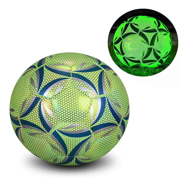 Luminous Reflective Soccer Ball For Night Training Glow Football Students Balls