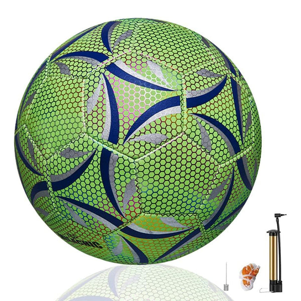 Luminous Reflective Soccer Ball For Night Training Glow Football Students Balls