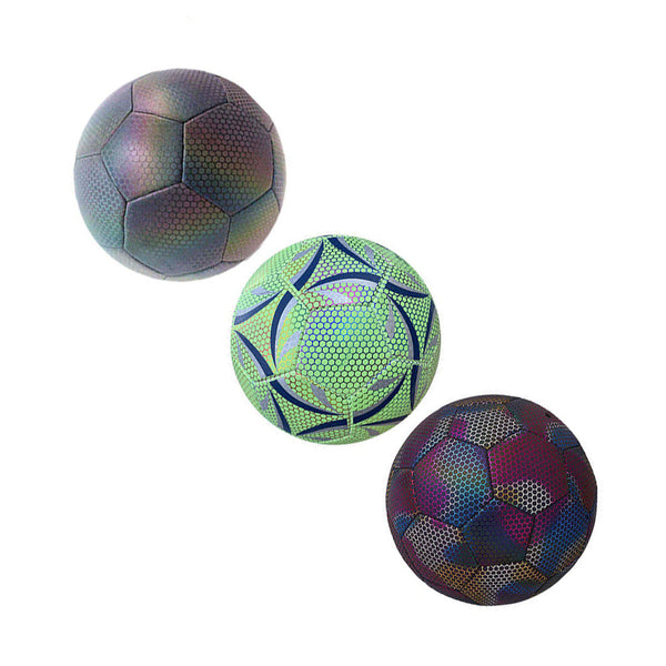 Luminous Reflective Soccer Ball For Night Training Glow Football Students Balls