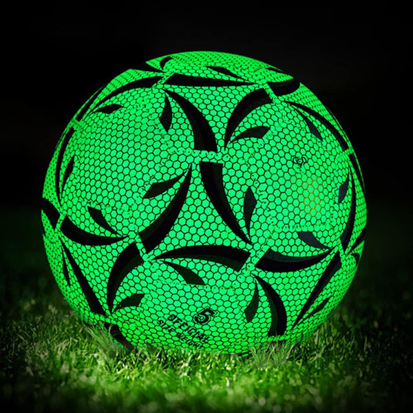 Luminous Reflective Soccer Ball For Night Training Glow Football Students Balls