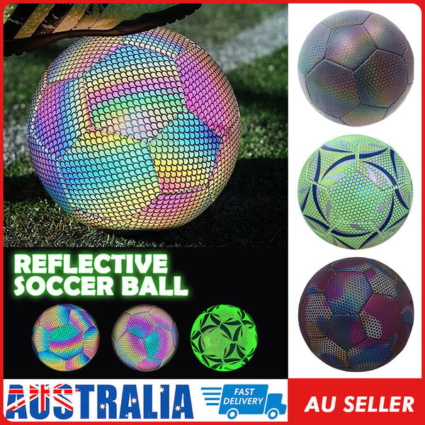 Luminous Reflective Soccer Ball For Night Training Glow Football Students Balls