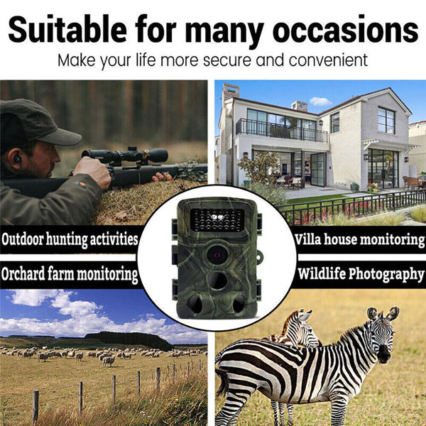 Fast Trigger Wildlife Scouting Camera Ip66 Waterproof 1080P 36Mp For Monitoring Other Hunting