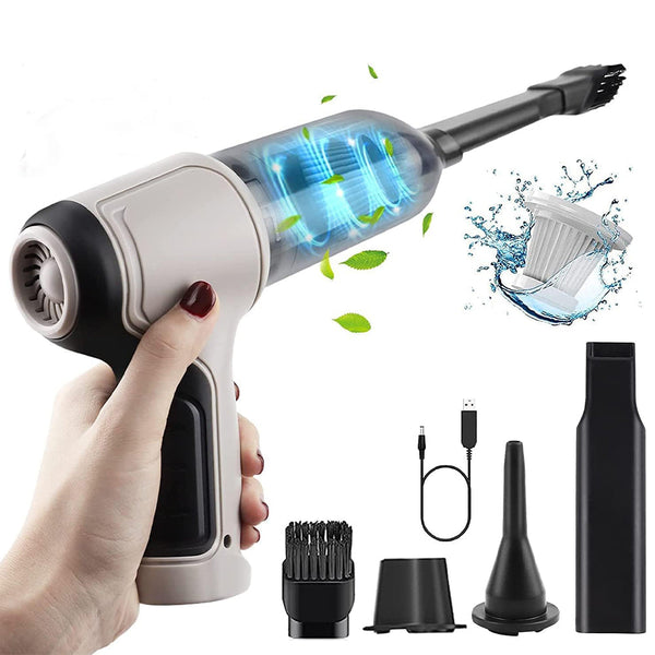 3 In 1 Wireless Handheld Car Vacuum Cleaner Air Blower Usb Rechargeable Vacuum Cleaners