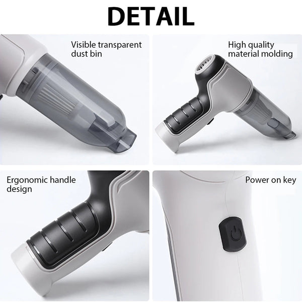 3 In 1 Wireless Handheld Car Vacuum Cleaner Air Blower Usb Rechargeable Vacuum Cleaners