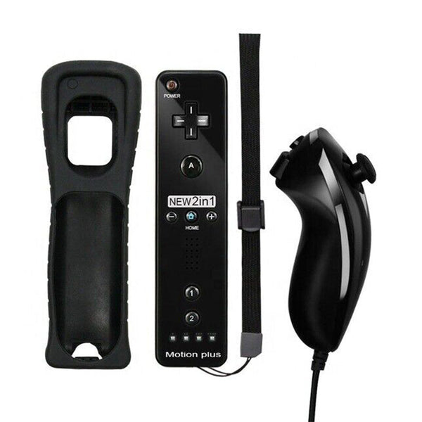 Wireless Remote Controller And Nunchuck For Nintendo Wii/Wii U Video Game Gamepads Motion Plus Controllers & Attachments